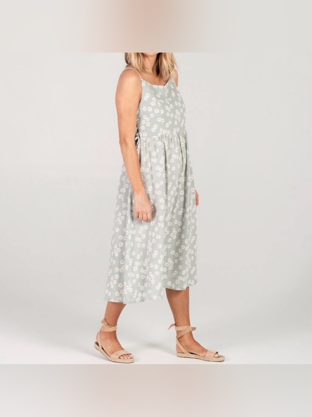 Rylee + Cru Lacy Daisy Midi Dress